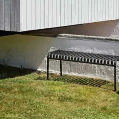 Hay Palissade Bench, Anthracite -Outlet A Serene Garden Store hay palissade bench 3