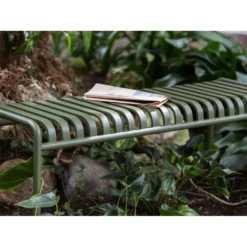 Hay Palissade Bench, Olive -Outlet A Serene Garden Store hay palissade bench 7