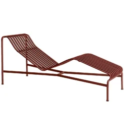Hay Palissade Chaise Longue, Iron Red