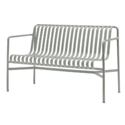 Hay Palissade Dining Bench, Sky Grey