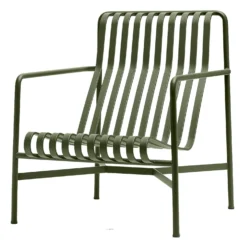Hay Palissade Lounge Chair High, Olive