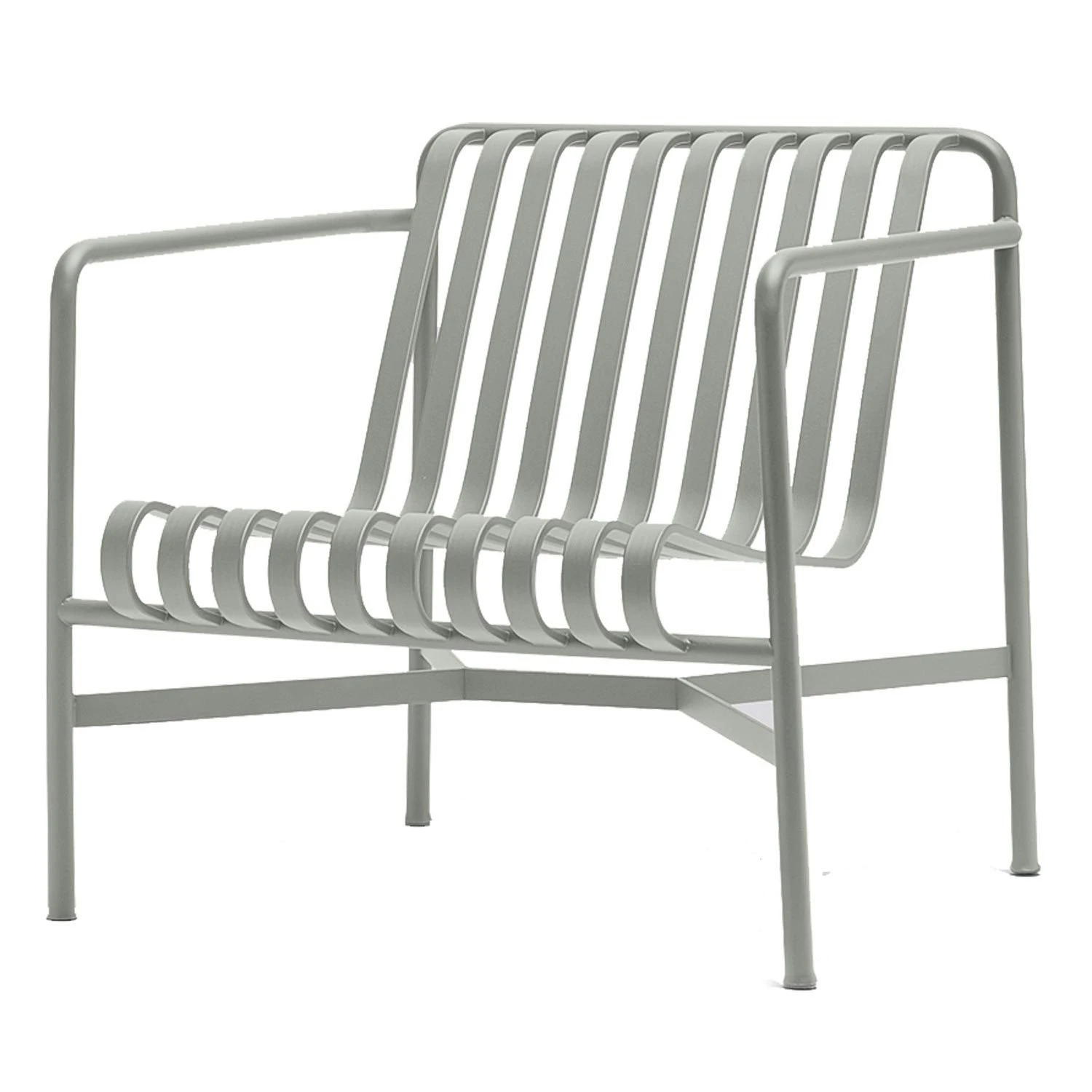 Hay Palissade Lounge Chair Low, Sky Grey 1 Hay Palissade Lounge Chair Low, Sky Grey