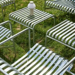 Hay Palissade Ottoman, Hot Galvanized -Outlet A Serene Garden Store hay palissade ottoman 11