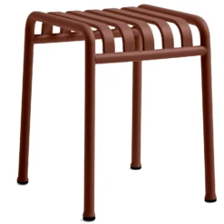 Hay Palissade Stool, Iron Red