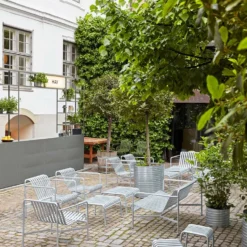 Hay Palissade Stool, Hot Galvanized -Outlet A Serene Garden Store hay palissade stool 9