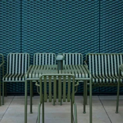 Hay Palissade Table 82,5x90 Cm, Olive -Outlet A Serene Garden Store hay palissade table 80x80 cm 5