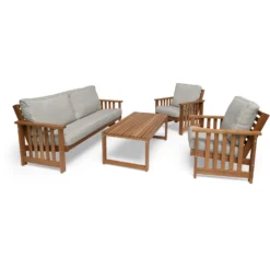 Gotland Sofa Set 5 Seats, Thermotreated Ash
