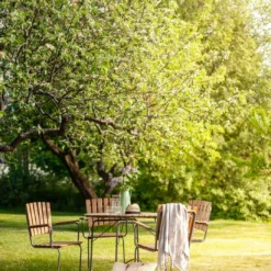 Sandhamn Chairs 4-pack, Thermotreated Ash 7 Sandhamn Chairs 4-pack, Thermotreated Ash -Outlet A Serene Garden Store hillerstorp sandhamn stol gra varmebehandlad ask 4 pack 0