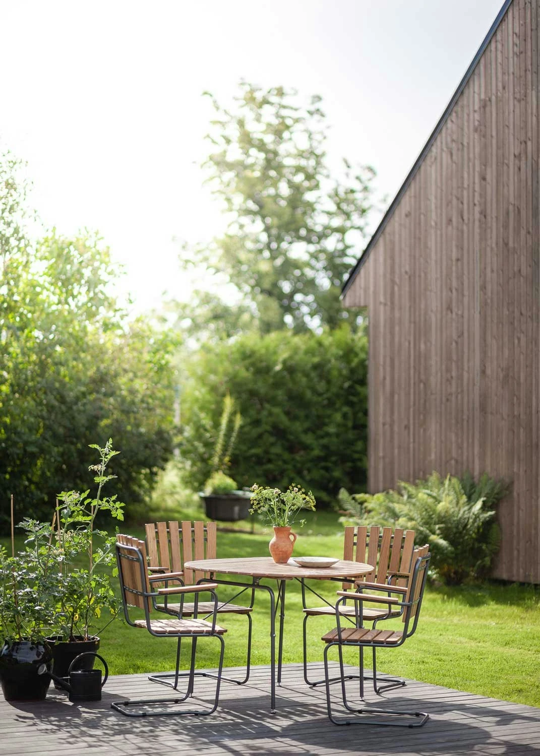 Sandhamn Chairs 4-pack, Thermotreated Ash 4 Sandhamn Chairs 4-pack, Thermotreated Ash - Image 4