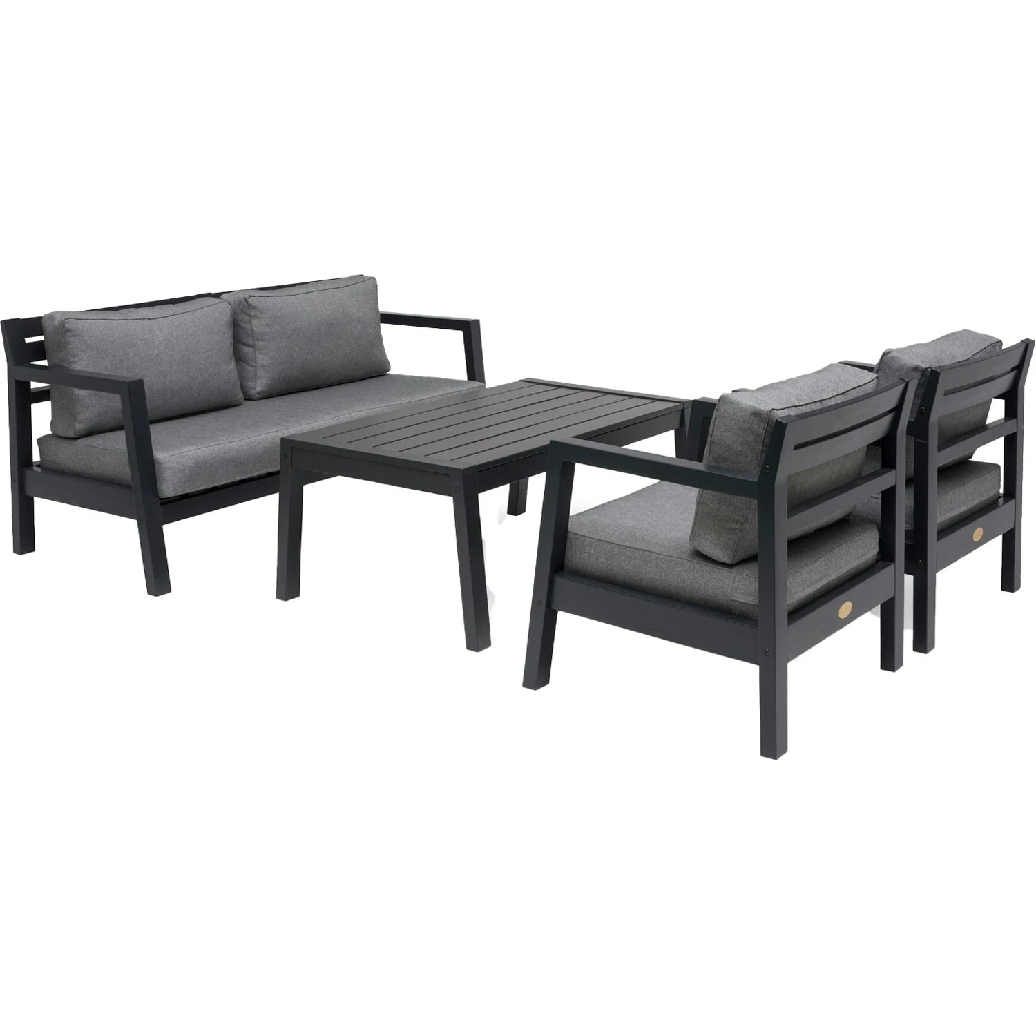 Stoltö Sofa Set 4 Seats, Hurricane Grey/Grey 1 Stoltö Sofa Set 4 Seats, Hurricane Grey/Grey