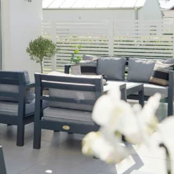 Stoltö Sofa Set 4 Seats, Hurricane Grey/Grey 9 Stoltö Sofa Set 4 Seats, Hurricane Grey/Grey -Outlet A Serene Garden Store hillerstorp stolto sofa set 4 seats hurricane grey grey 3