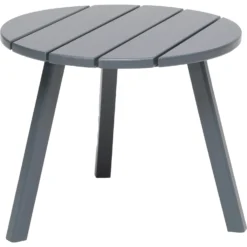Tennessee Side Table Ø50x41 Cm, Steel Grey