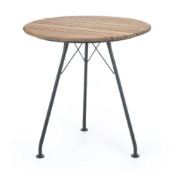 Circum Table 74 Cm, Black/Bamboo