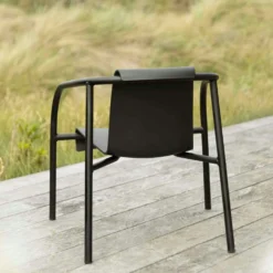 NAMI Lounger, Black -Outlet A Serene Garden Store houe nami lounge chair monocolor olive green 6