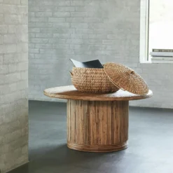 House Doctor Gro Coffee Table Ø90 Cm, Nature -Outlet A Serene Garden Store house doctor soffbord gro natur h45x90 4