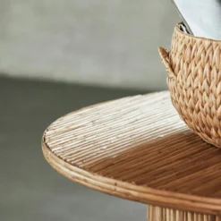 House Doctor Gro Coffee Table Ø90 Cm, Nature -Outlet A Serene Garden Store house doctor soffbord gro natur h45x90 5